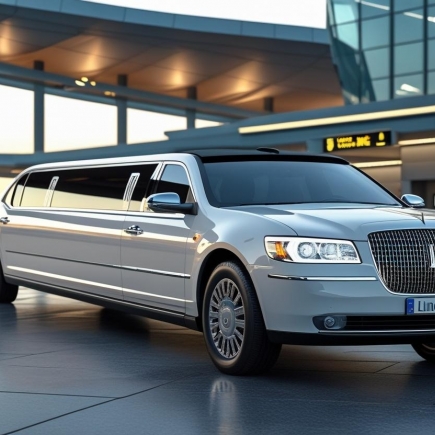 Service de navette en Limousine  à l’arrivée + une stripteaseuse